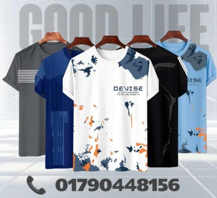 Stylis,h Comfortable sports T-Shirt 5pis combo offer
