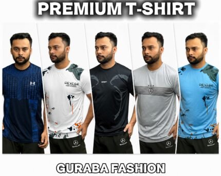 Stylis,h Comfortable sports T-Shirt 5pis combo offer